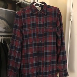 LLBean Fleece-lined Flannel Shirt